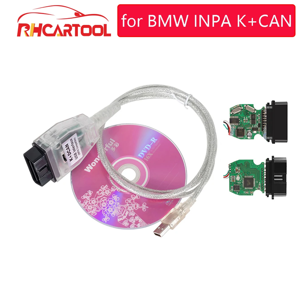 

OBD2 K+CAN INPA For bmw With Switch FT232RL For 20PIN Connector OBD2 16 Pin Car Diagnostic Cable Tool For BMW e46 e39 e90 e60