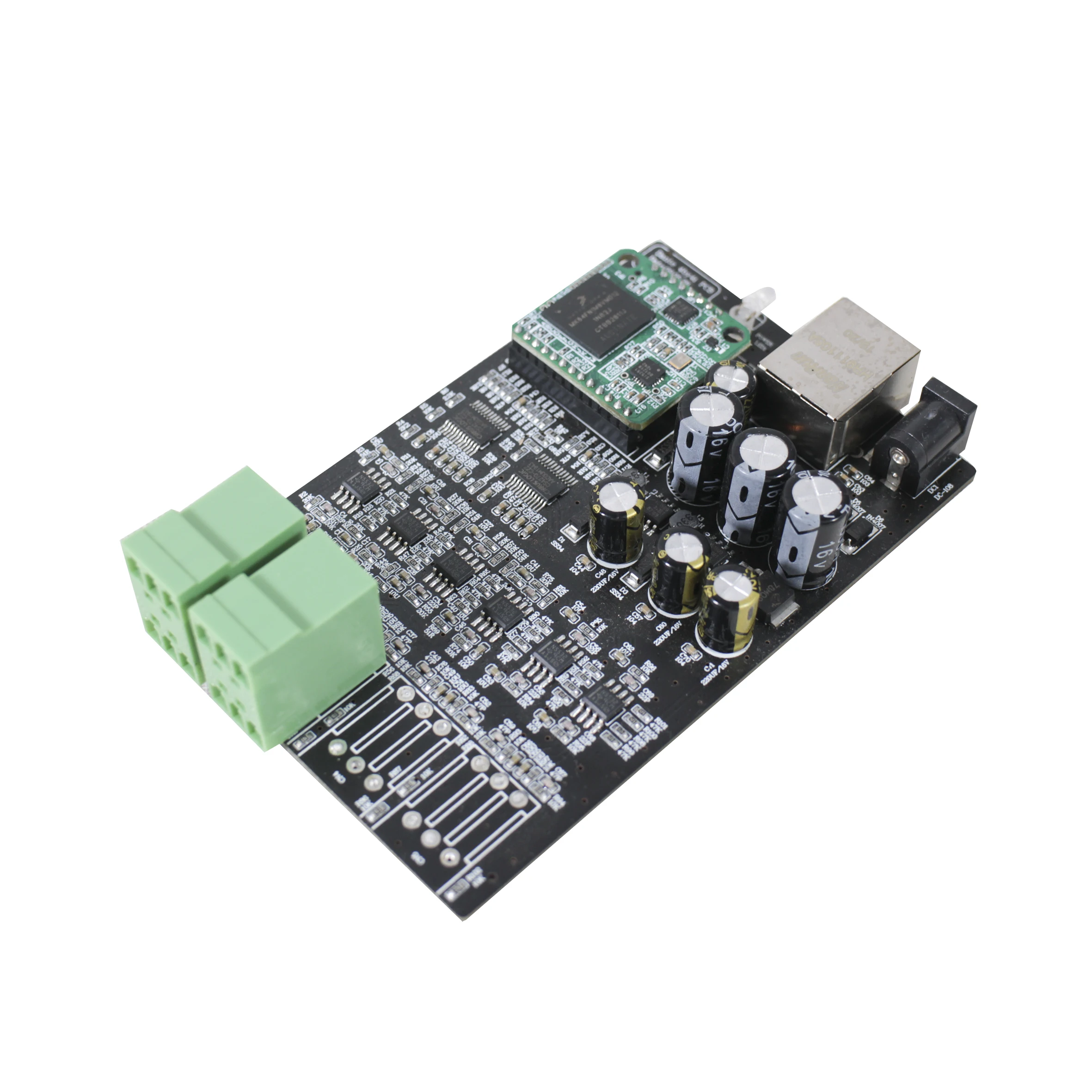 Professional Dante Audio IP Network PCB 2 In 2 Out