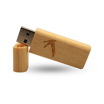 

Custom Logo Walnut Wood USB Flash Drive 2.0 High Speed Pendrives 16GB 32GB 64GB Memory-Stick 128MB for Wedding Photography Stick