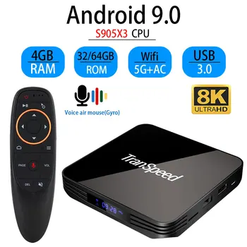 

Android Tv Box 9.0 X3 Max Amlogic S905X3 4GB4K Media Player 8K Android Box 2.4G&5G Wifi 32GB 64GB Set Top Box