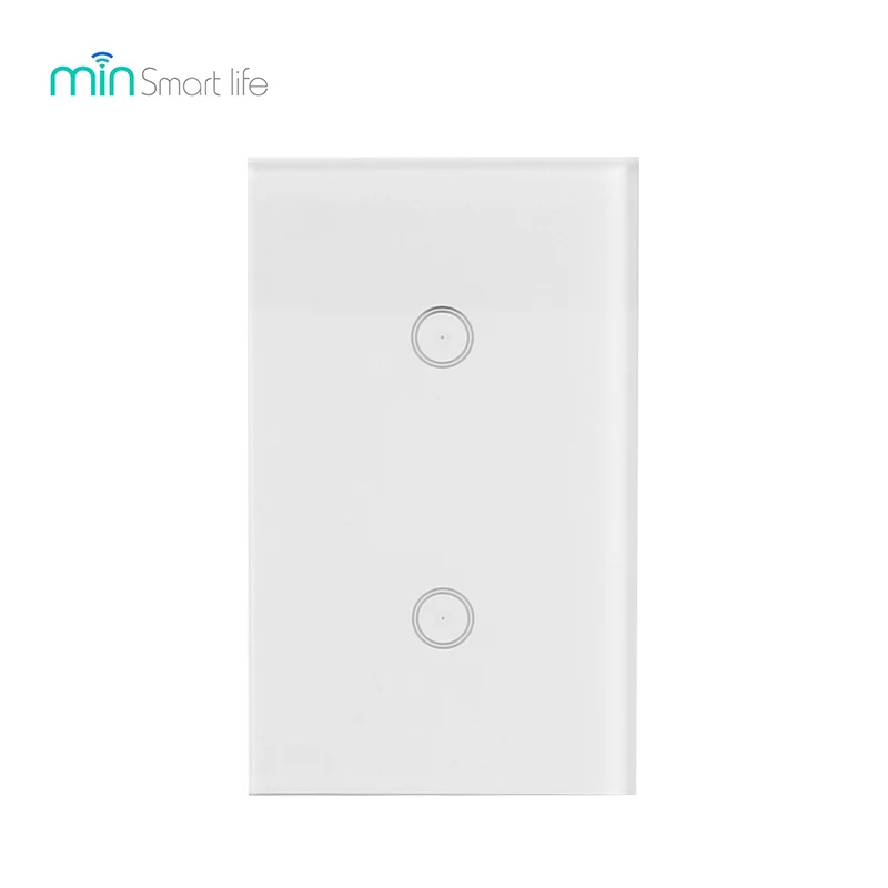 

Multi-function Wifi Touch Switch Wireless Wall Interrupter APP Remote Control Voice Touch Control Standard US WiFi Switch
