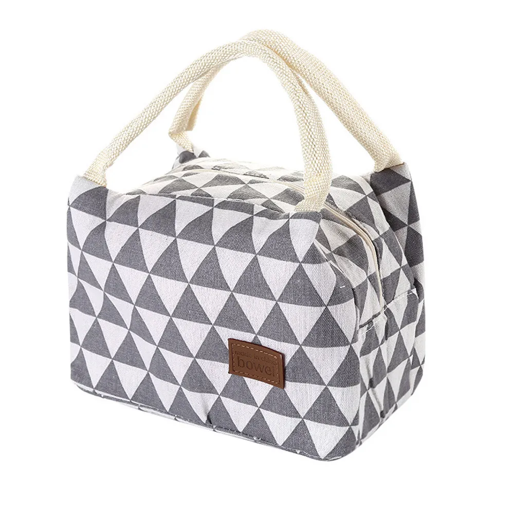 25# Портативный Ланч-мешок Термоизолированный Ланч-бокс большая сумка-охладитель Bento мешок ланч-контейнер упаковка для обеда сумка-тоут