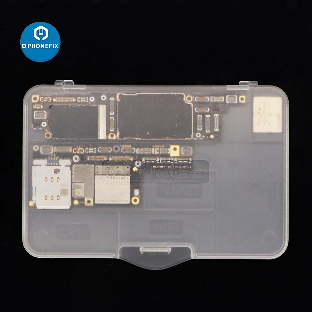 Супер-жесткий пластиковый отсек прозрачный ящик для хранения для защиты iPhone 6 6S 7 8 X ремонт материнской платы