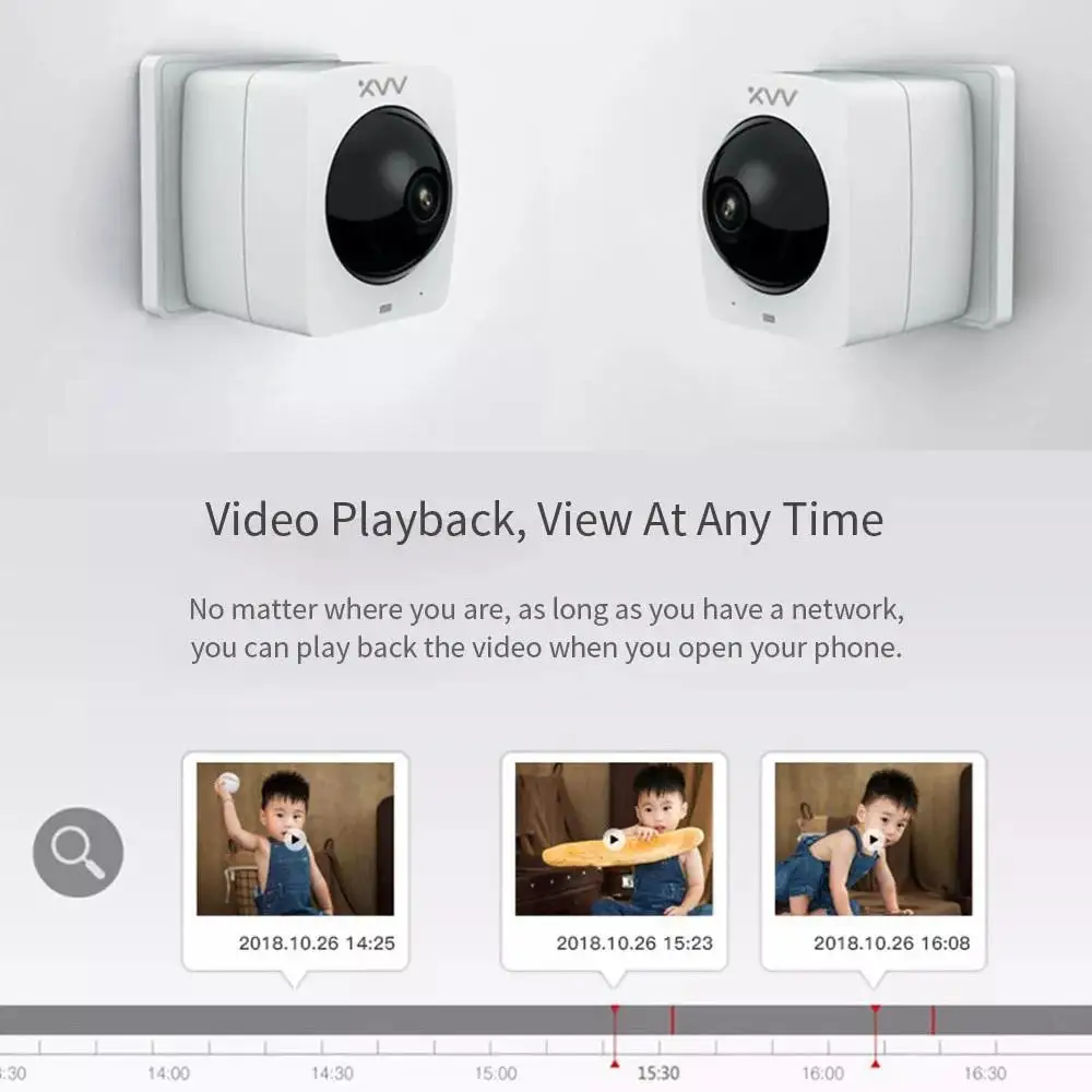 Умная панорамная IP камера Xiaovv A1 360 дюйма HD 1080P|Камеры видеонаблюдения| |