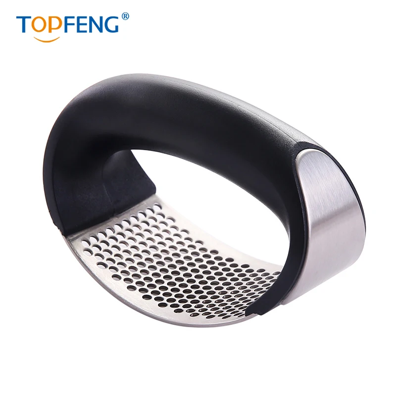 TopFeng кухонный инструмент для овощей креативный Ручной пресс чесночницы нержавеющая сталь, для имбиря Чеснок измельчитель металла Чеснок Пресс
