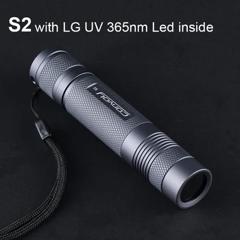 

UV Flashlight Convoy S2 LG UV 365nm EDC Torch Light 5W Grey 18650 Flash Light Lanterna Ultraviolet Linterna Ultra Violet Lamp