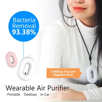 

Free shipping New Negative Ion Air Cleaner Purifiers Ionizer Neck Mini Portable Anion Personal Wearable Necklace Air Purifier