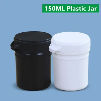 

150ml Empty Plastic jar with inner cover Unbreakable Food Grade storage container for food liquid Leakproof