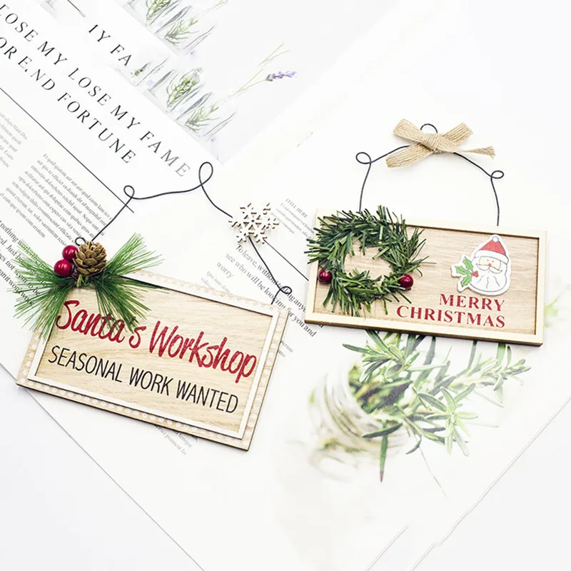 Рождественская гирлянда Navidad Pinecone подвесная подвеска елочные украшения для дома