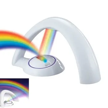 

New strange colorful romantic rainbow projection night light simple LED gift light children's toy lamp bedroom atmosphere lamp