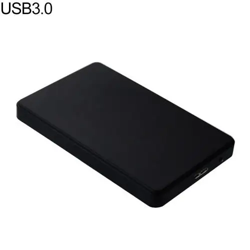 Black USB3 0 Чехол для жесткого диска Внешний USB 3,0/2,0 для жесткого диска Sata 2," дюймовый HDD адаптер чехол HDD корпус коробка для ПК компьютер Ноутбук Notebo - Цвет: Black USB3 0