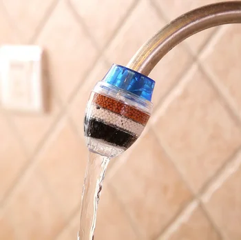 

Environmental Faucet Water Filter Coconut Carbon Clean Purifier Cartridge for Kitchen Tap easy to install Random Color