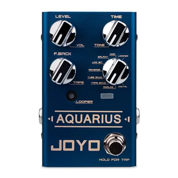 

JOYO R-7 AQUARIUS Delay LOOPER Multi-mode Digital Delay Pedal With Band Controller Effects Mini Effect Guitar Electric Pedal