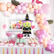 День рождения праздничные воздушные шары трюк декоративный Макарон резиновые воздушные шары 10-дюймовая шпилька для 2,2G круглый воздушный шар цепи