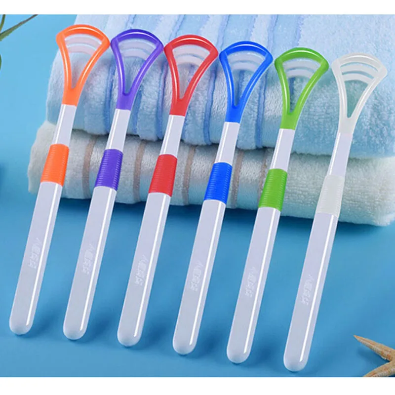 1pcs New Tongue Brush Tongue Cleaner Scraper Cleaning Tongue Scraper For Oral Care Oral Hygiene Keep Fresh Breath
