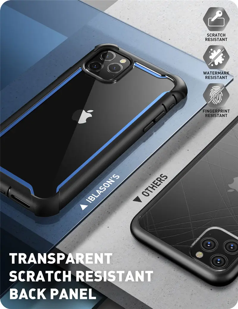 I-BLASON для iPhone 11 Pro Max чехол 6,"( выпуск) Ares полный корпус Прочный Прозрачный бампер крышка со встроенной защитной пленкой