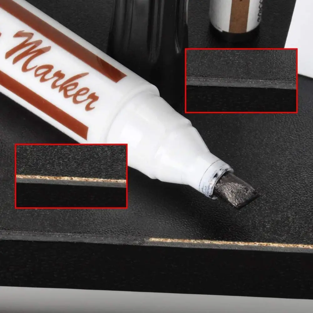 Kit 12 Pennarelli Ritocco Legno - Per Graffi E Macchie Su Mobili, Pavimenti, Tavoli | Colori Assortiti