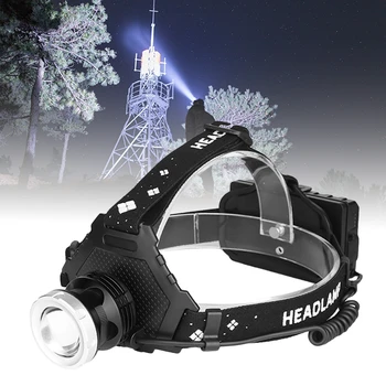 

Rechargeable Head Light LED Tactical Headlamp Zoomable 18650 Head Torch Tactical Headlamp Head Torch 18650