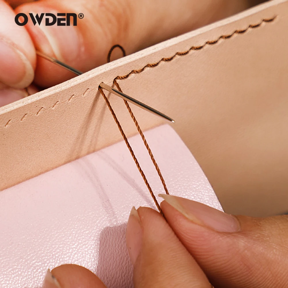 OWDEN 12 Pcs 바느질 바늘 가죽 뜨개질 핀 1Pc 스토리지 컨테이너 상자 가죽공예 바늘
