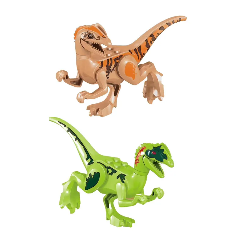 

2019 Jurassic World Park Dinosaurs Indoraptor Velociraptor Dino Building Blocks Bricks Education Toys For Children Gift