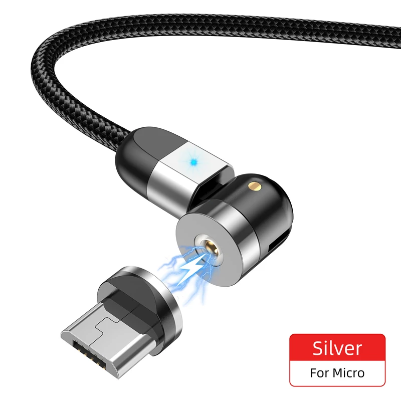 eXc mobile WHIPPY - Cavo di Ricarica Micro USB per Smartphone, 2 Metri
