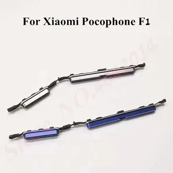 

Original Power ON OFF Volume Side buttons For Xiaomi Pocophone F1 Poco F1 Side key Replacement parts