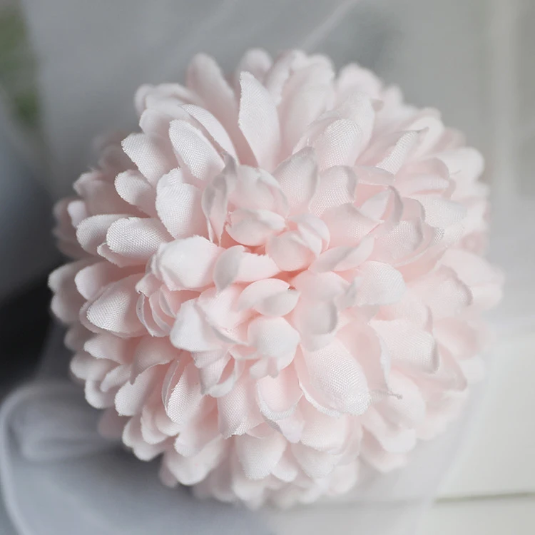 JAROWN Artificial Flower Head Ball Chrysanthemum Flowers Dandelion Silk Fake Flower Wedding DIY Decoration Home Decorative (12)