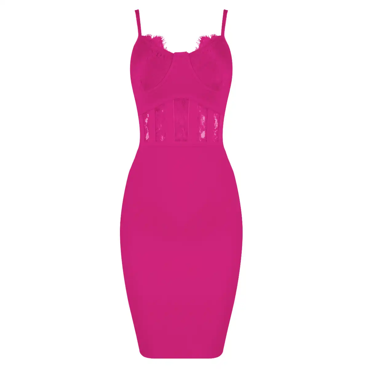 hot pink designer dress