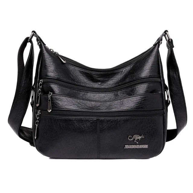 New Fashion Soft Leather bags women shoulder Bags Luxury Handbags Women Bag Designer Crossbody Bags for Women 2021 Messenger Bag 2