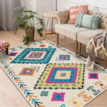 Богемные ковры для гостиной, марокканский ковер для спальни, большой диван, журнальный столик, напольный коврик, современные домашние индивидуальные коврики и