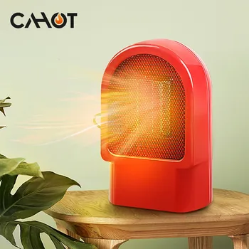 

CAHOT 500W Mini Electric Heater Portable Desktop Heating Handy Warmer Air Blower Fan Radiator Winter Warm Office EU/US Plug