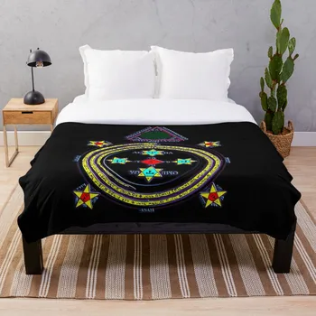 

Solomon Circle Goetia Throw Blanket Soft Sherpa Blanket Bed Sheet Single Knee Blanket Office Nap Blanket