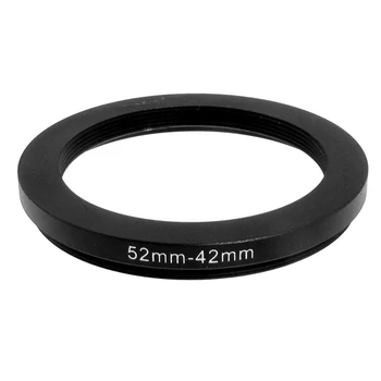 

52mm-42mm Black Step Down Ring Adapter for Camera