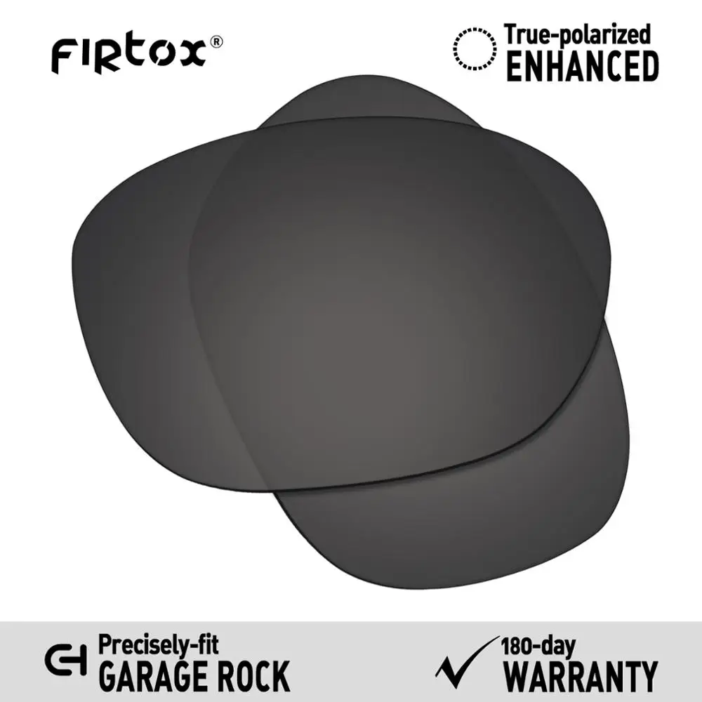 Firtox настоящие поляризованные Сменные рассеиватели UV400 для солнцезащитных очков-солнцезащитных очков Окли гаража рока OO9175(Только Совместимые линзы)-несколько цветов - Цвет линз: Black-Polarized