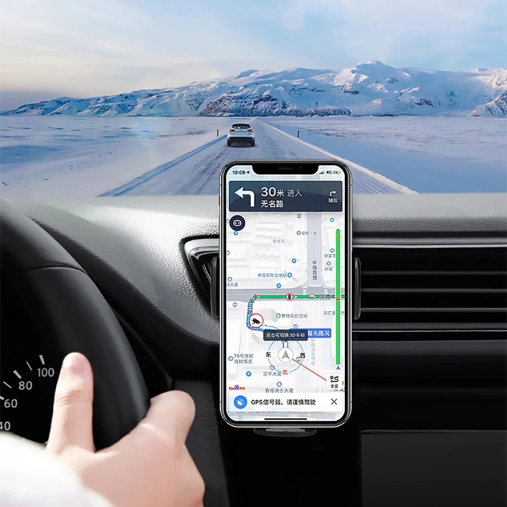BONOLA Automaitc Быстрое беспроводное автомобильное зарядное устройство для iPhoneXsMax/Xr/8
