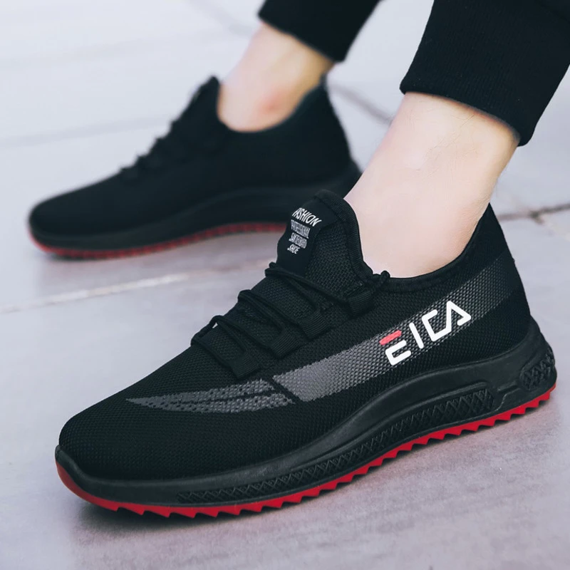 

Men Walking Shoes Sneakers 2019 New Summer Autumn Casual Shoes Sporting Goods Non-slip Wear-resisting Men Shoes Gym Sports Shoes