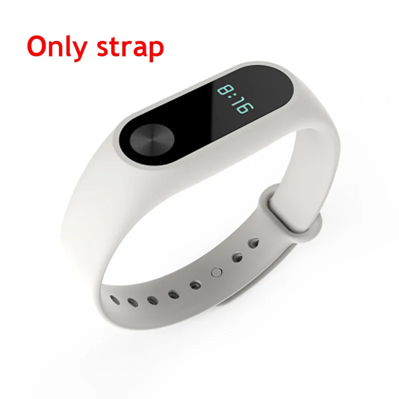 Белый Смарт-часы для Xiaomi mi Band 2 Браслет ремешок mi band сменный силиконовый ремешок браслет для Xiao mi Band 2 аксессуар - Цвет: Белый