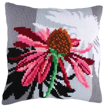 

Latch Hook Cushion Kits ball Pillows cover Wedding Flower Home Decoration Unfinished Pillow Case Kits for Embroidery