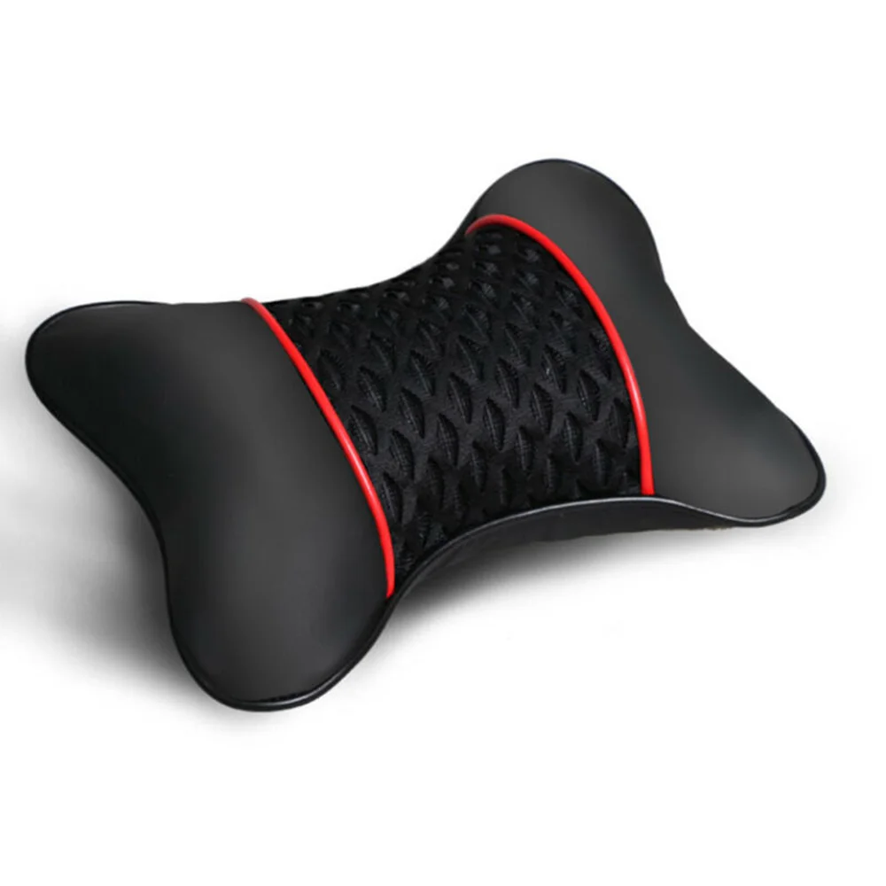 

Breathable Headrest Leather Replacement Set Parts Accessories Universal Car