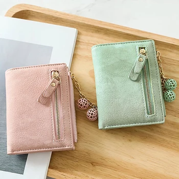 

Women Wallet Small Cute Wallet Women Short Leather Women Wallets Zipper Purses Female Purse Clutch