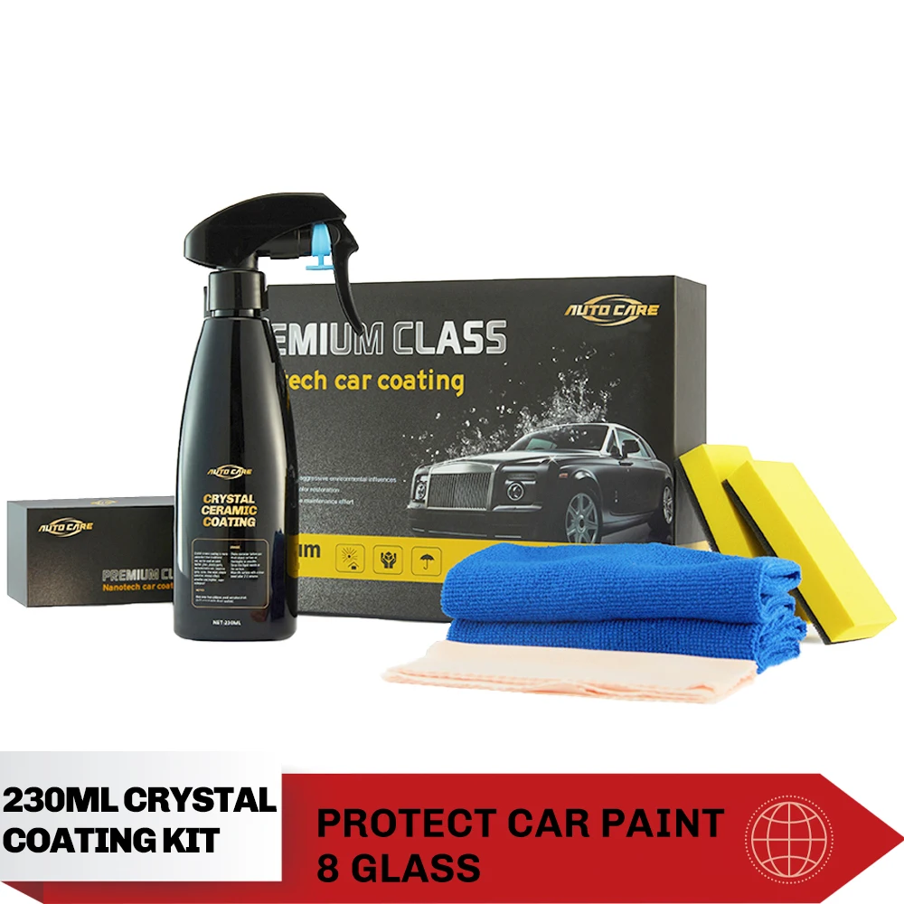 230 Ml Kristal Auto Coating Kit Hydrofobe Vloeibare Glas Nano