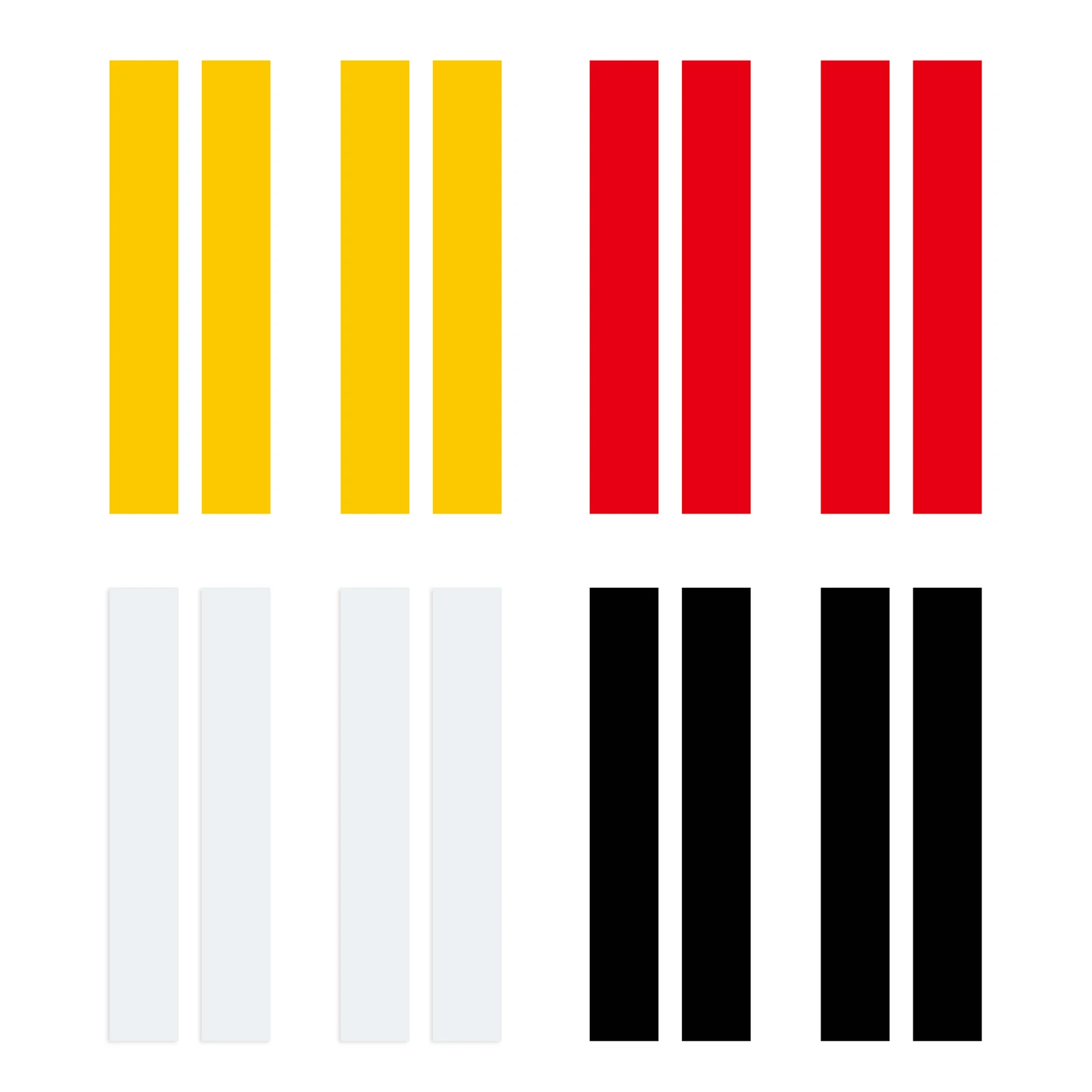 

4 шт./набор, светоотражающие наклейки для защиты кузова автомобиля от царапин