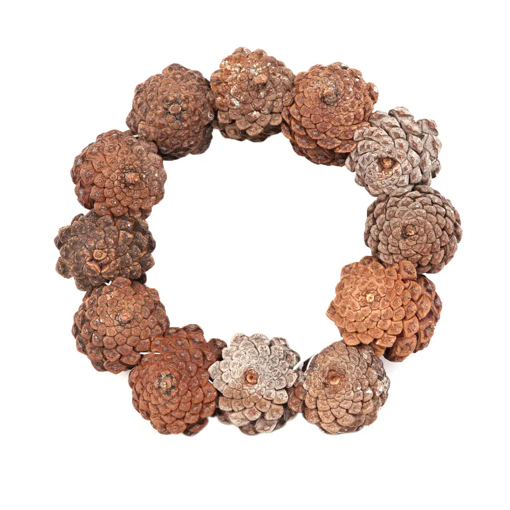 2 Pcs Front Door Home Wreath Hanging Wedding Holiday Pine Cones DIY Party Gift Autumn Christmas Decoration Festival