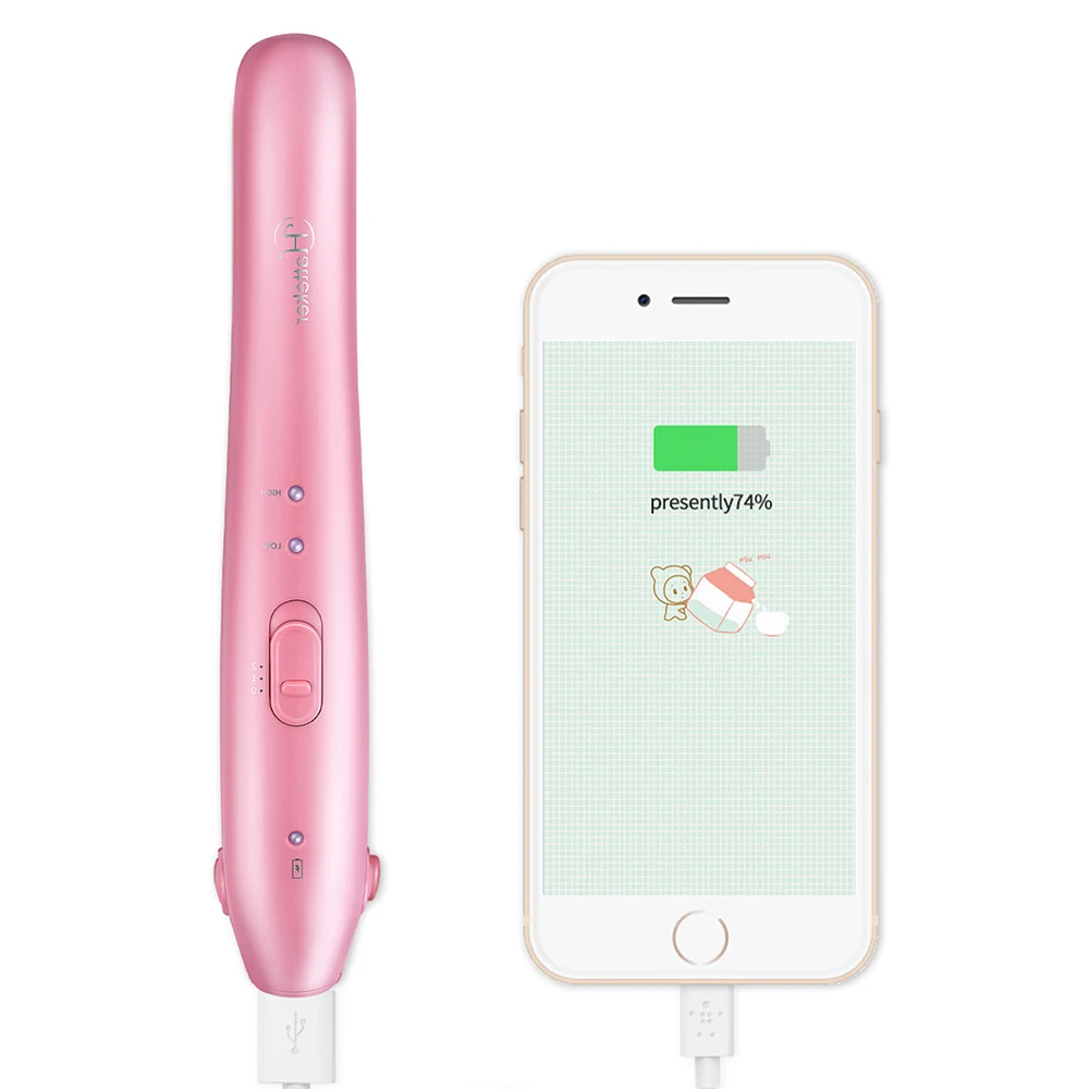 

new profesional Mini Hair Straightener USB Charging Portable Hair Straightening Irons & Flat Iron with Ceramic Tourmaline Travel
