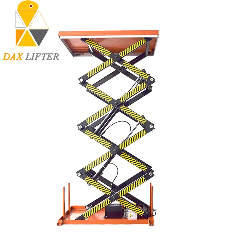 CE Approved Four Scissors Electric Hydraulic Lifting Platform |