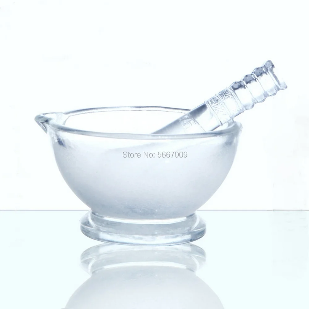 Mortar & Pestles Lab & Scientific Products Footed Glass Mortar and
