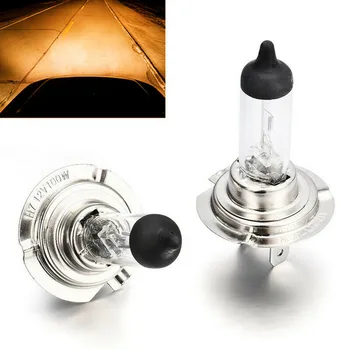 

100W Halogen Bulb Low/high beam Super Bright H7 Headlight Lamp Replacement