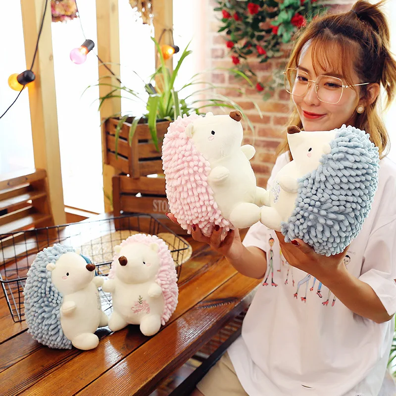 Kawaii Ежик игрушка плюшевые игрушки мягкие животные маленький ежик мягкая плюшевая кукла детские игрушки для девочек подарок