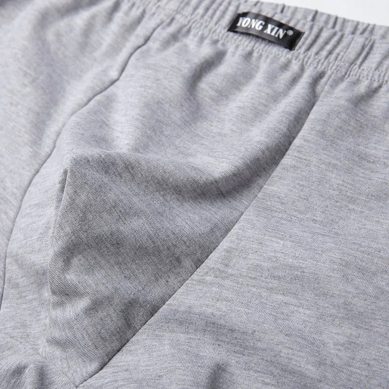 10Pcs/Lot Men Underwear Boxers Classic Solid Fashion Boxer Underpants Pants Panties for Man