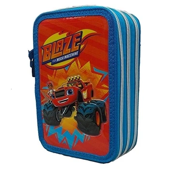 

ASTUCCIO SCUOLA BLAZE NICKELODEON 3 ZIP/CERNIERE PORTA COLORI GIOTTO 44 PEZZI CM. 20X13X6 - BL0037